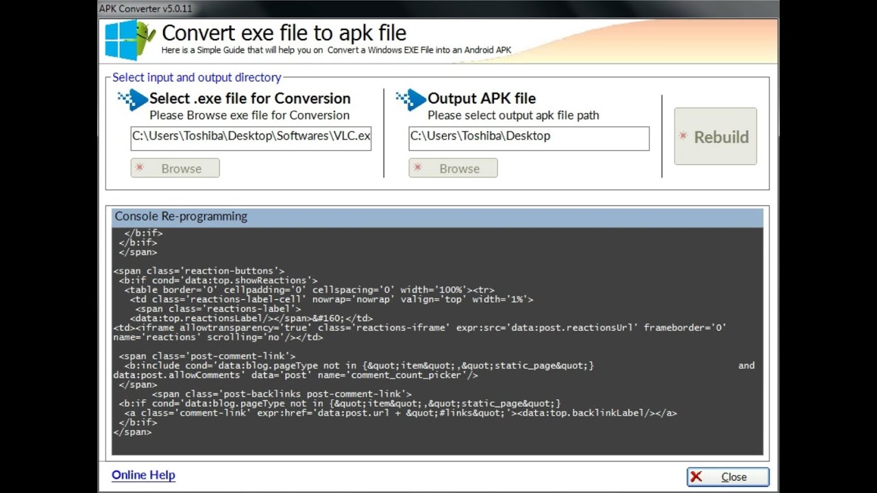 exe to apk converter tool rar download